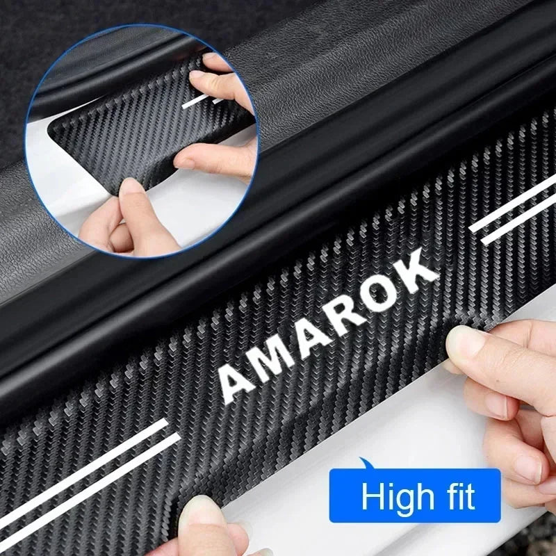 VW Amarok Luminous Protective Door Strips (Stick-On)
