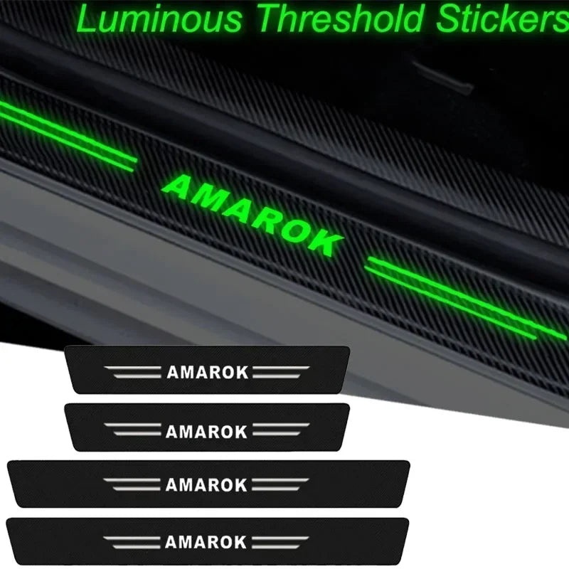 VW Amarok Luminous Protective Door Strips (Stick-On)