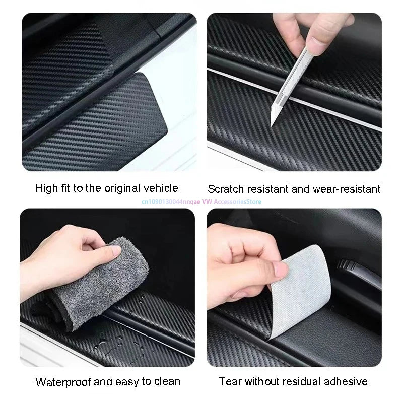 VW Amarok Protective Door Strips (Stick-On)
