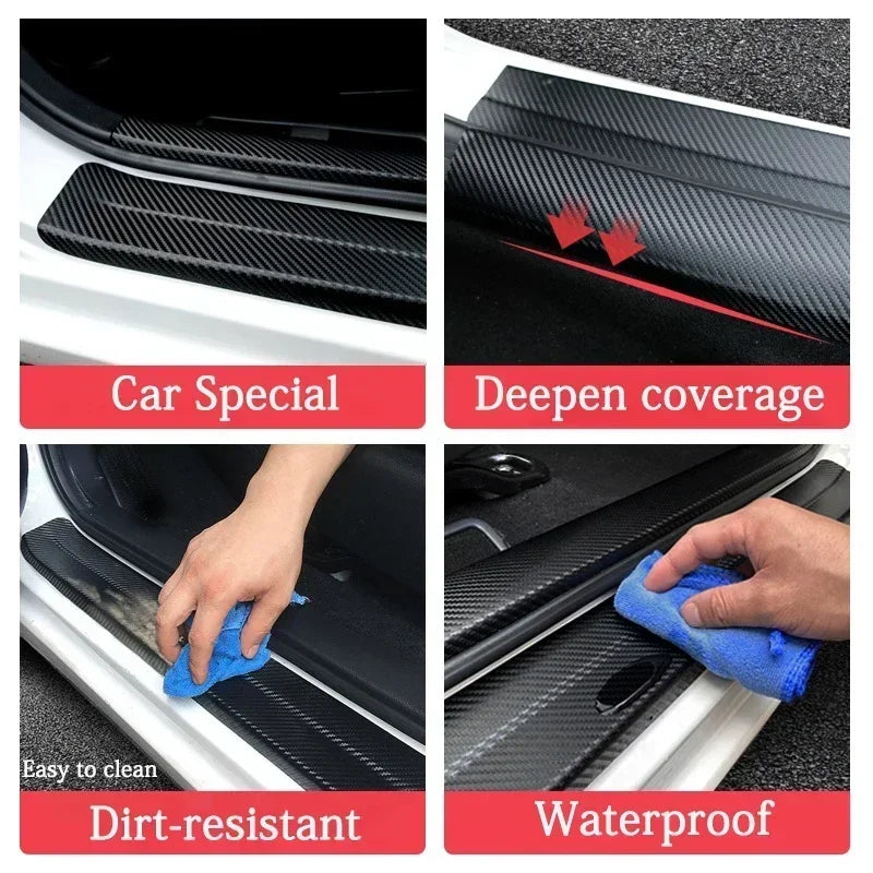 VW Amarok Luminous Protective Door Strips (Stick-On)