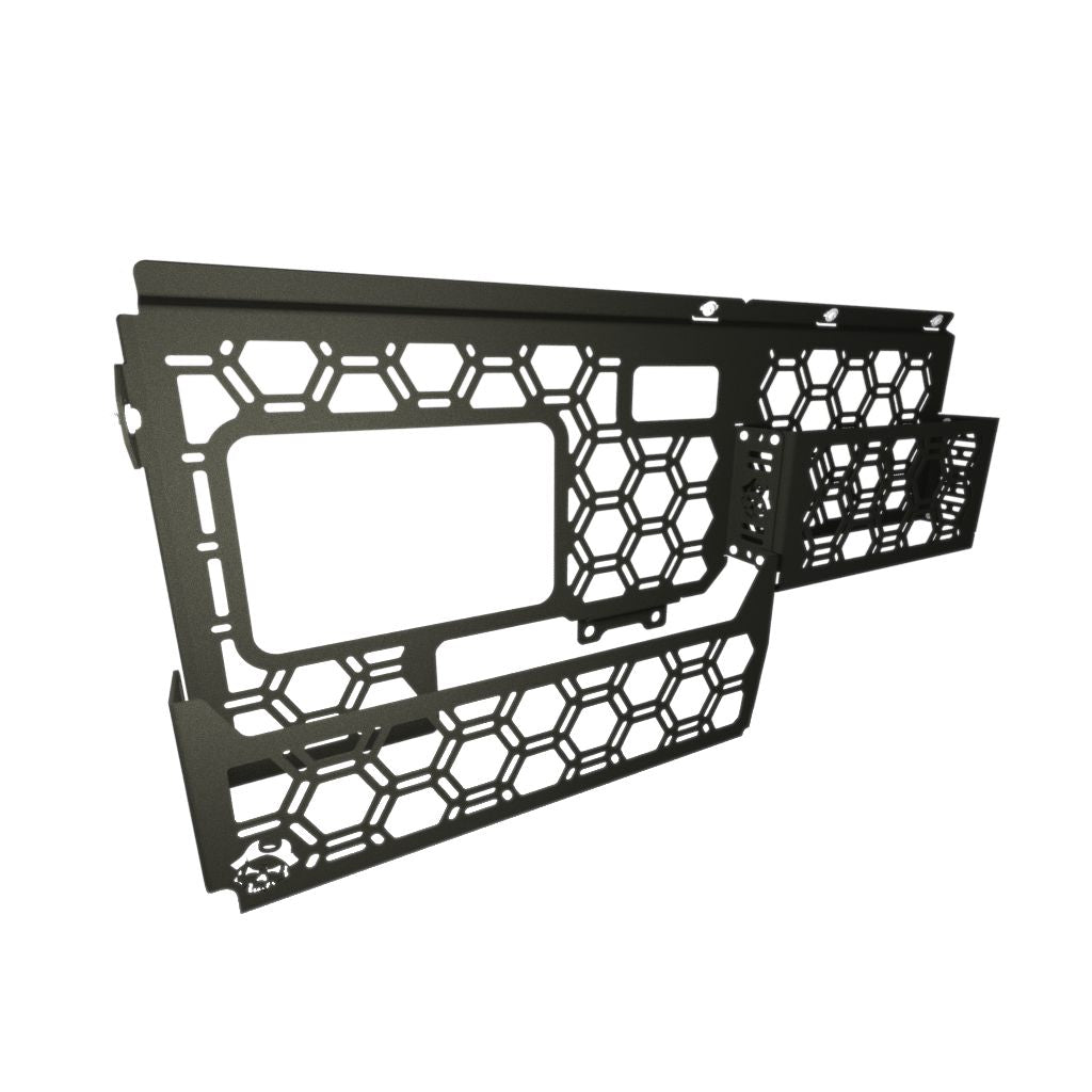 Molle Panel + Storage Pockets | Plastic Tub Liner & Factory Roller Shutter | Volkswagen Amarok 23+