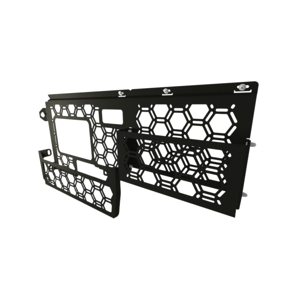 Molle Panel + Storage Pockets | Plastic Tub Liner & Factory Roller Shutter | Volkswagen Amarok 23+