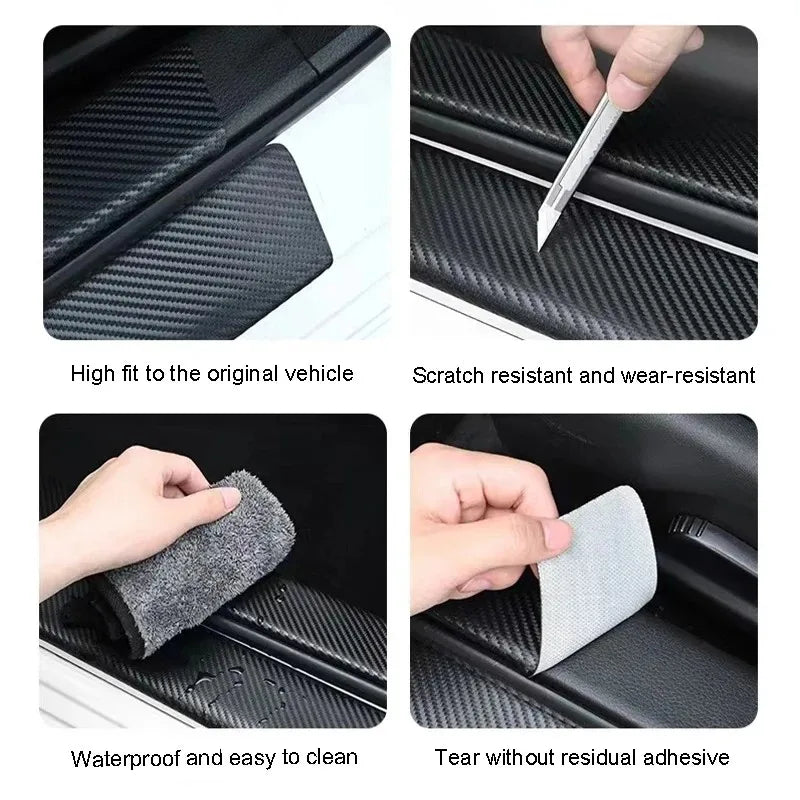 VW Amarok Protective Door Strips (Stick-On)