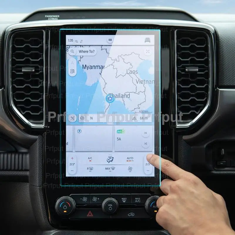 VW Amarok Infotainment Tempered Glass Screen Protector (Amarok NF 2023+)