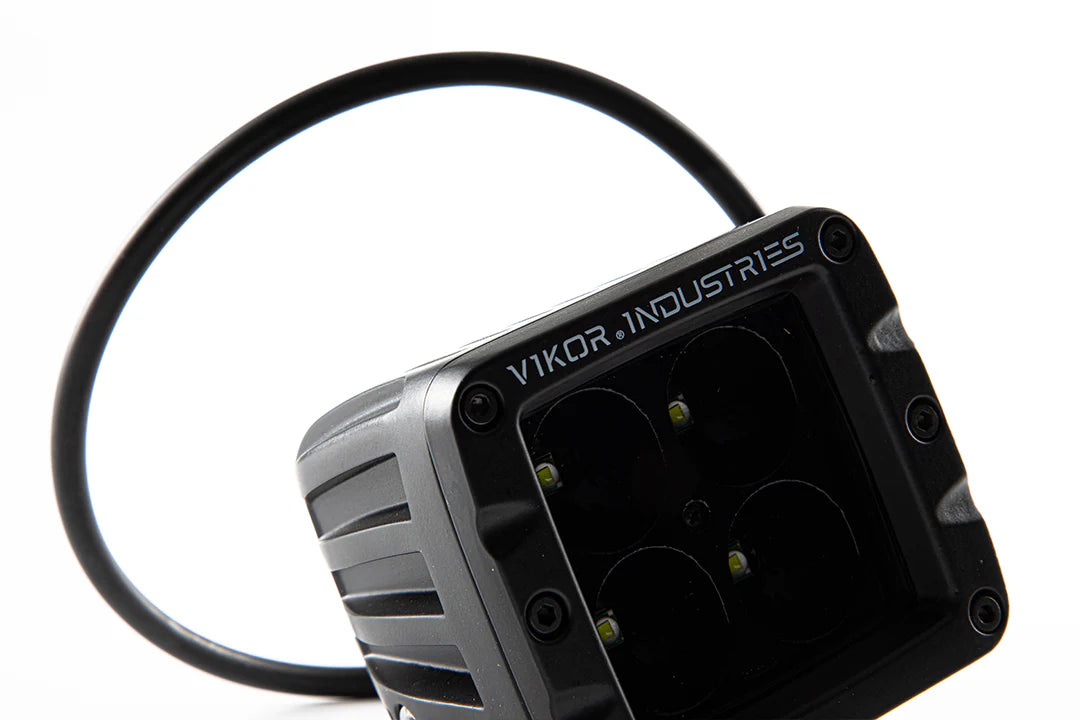 VKX Midnight LED Cube Light (2") - LED Fog Lights
