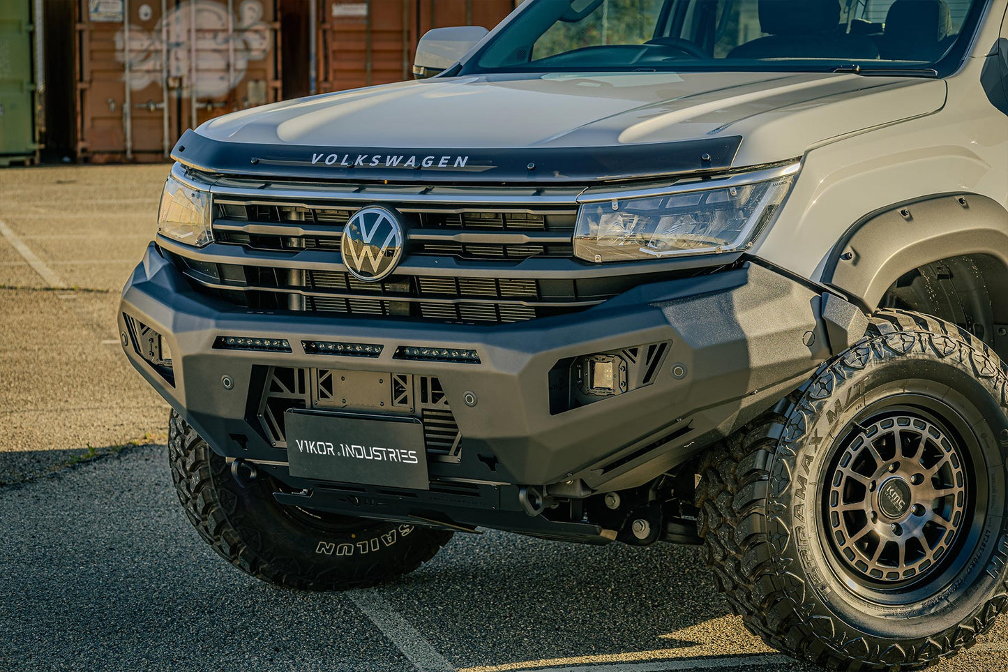 Diablo Front Bumper | Premium Lightweight Amarok NF Bull Bar (No Loop)