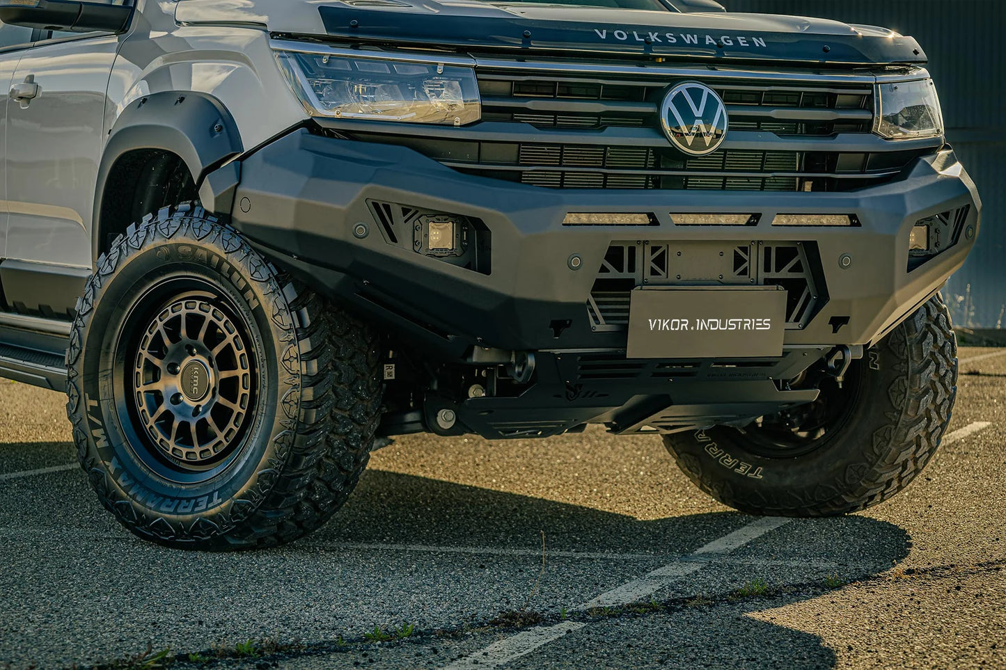 Diablo Front Bumper | Premium Lightweight Amarok NF Bull Bar (No Loop)