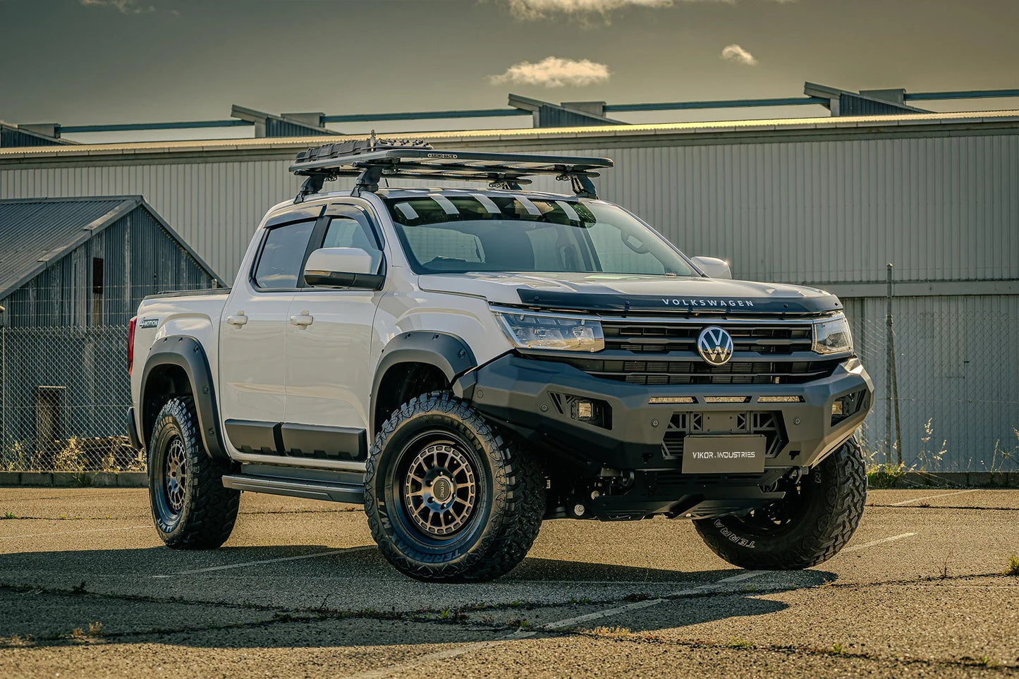 Diablo Front Bumper | Premium Lightweight Amarok NF Bull Bar (No Loop)
