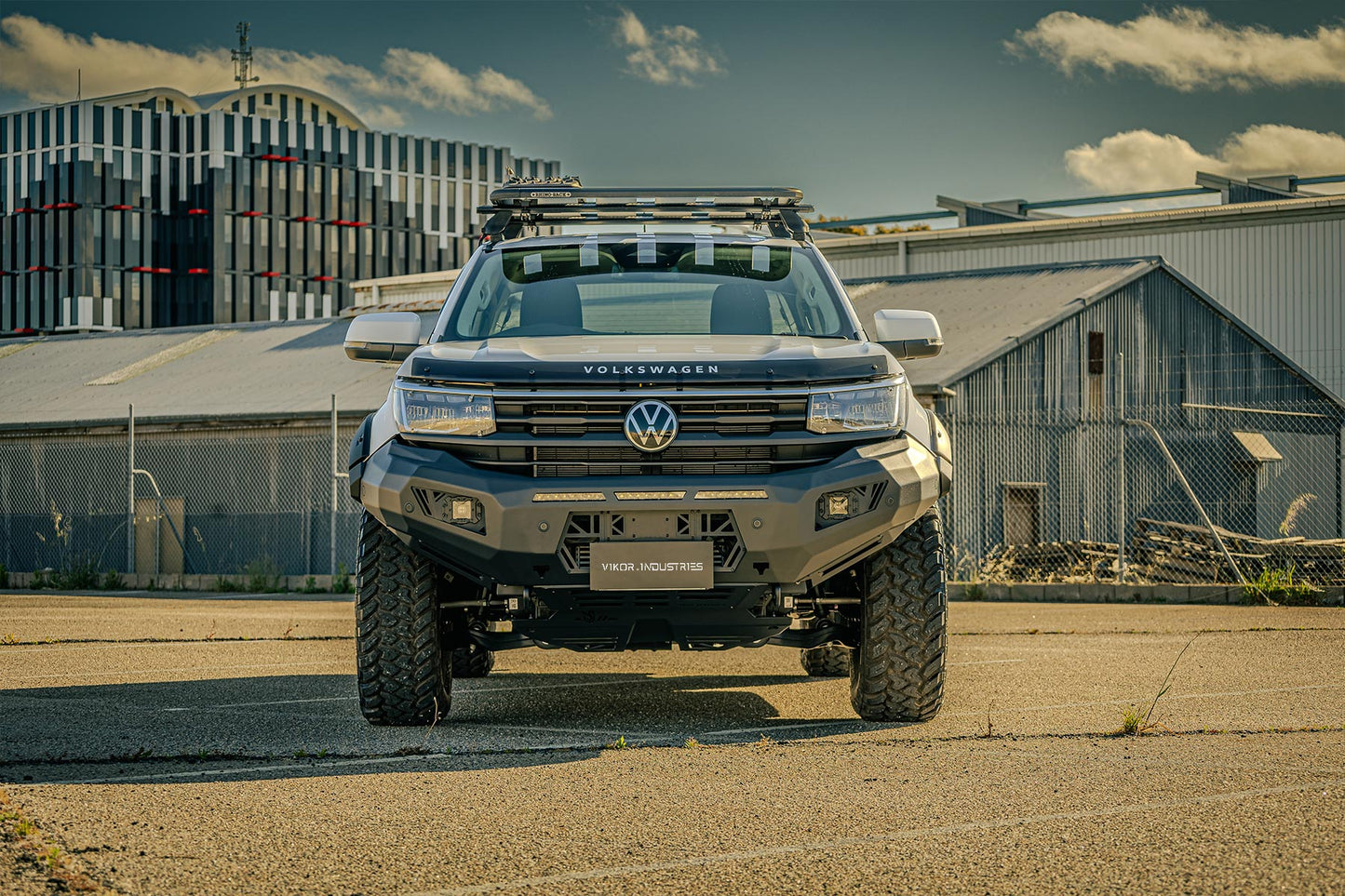 Diablo Front Bumper | Premium Lightweight Amarok NF Bull Bar (No Loop)