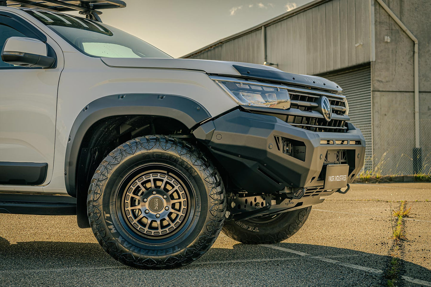 Diablo Front Bumper | Premium Lightweight Amarok NF Bull Bar (No Loop)