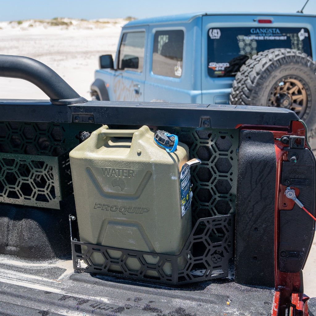 20L Jerry Can Holder Tub Mount to Suit Plastic Tub Liner For Volkswagen Amarok (2023+)