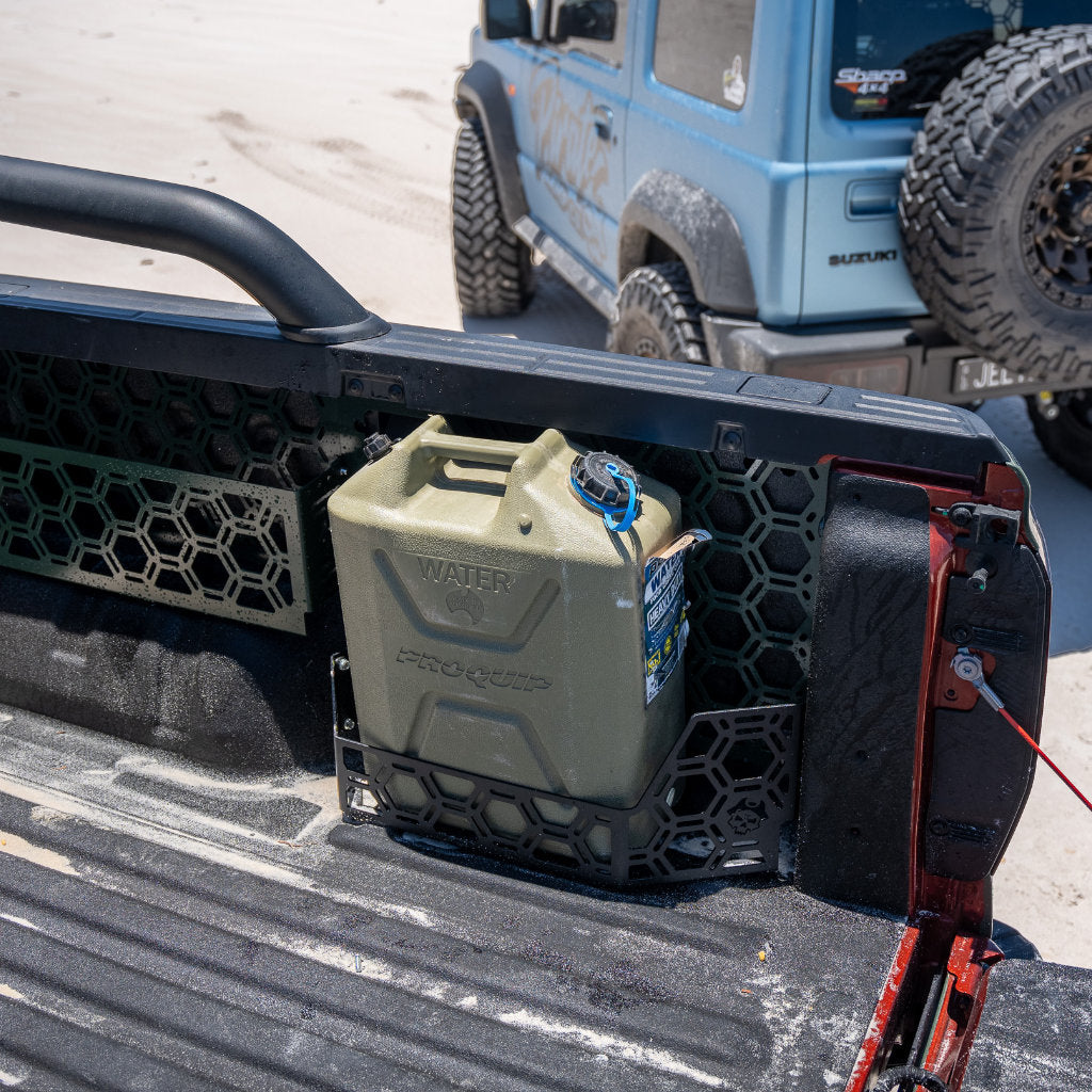 20L Jerry Can Holder Tub Mount to Suit Plastic Tub Liner For Volkswagen Amarok (2023+)