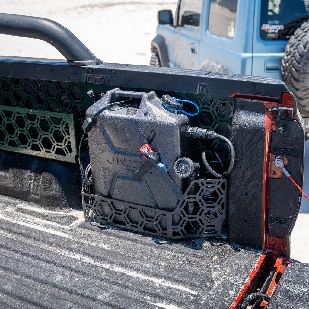 20L Jerry Can Holder Tub Mount to Suit Plastic Tub Liner For Volkswagen Amarok (2023+)