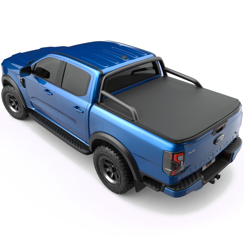EGR Soft Tonneau Cover - Suits Double Cab Volkswagen Amarok NF 'Style & Panamerica' - Long Leg Sports Bar 2023+